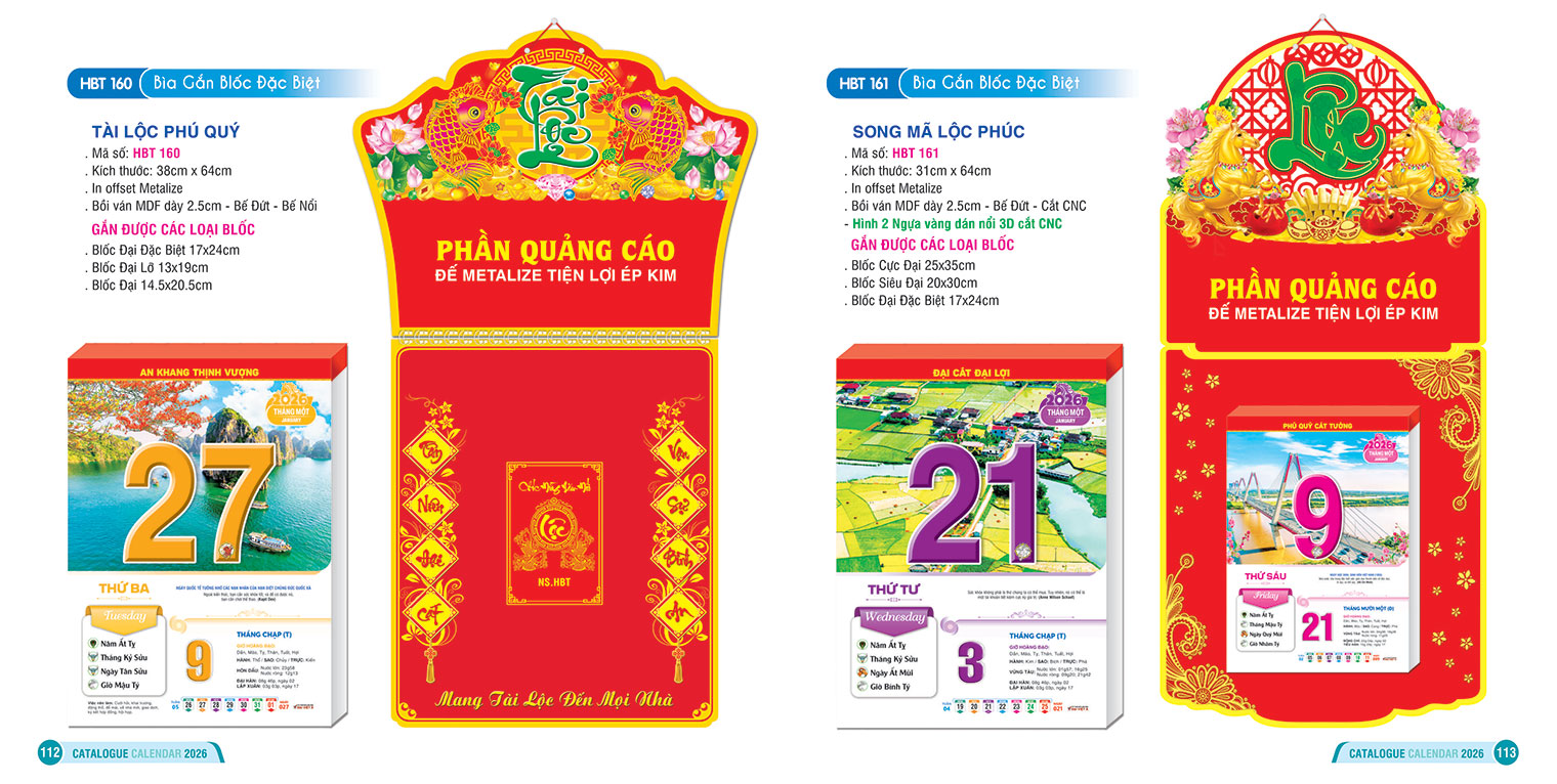 Bìa Gắn Blốc Đặc Biệt
