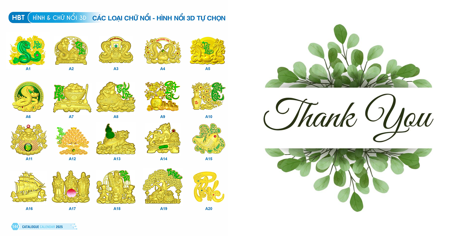 CÁC LOẠI CHỮ NỔI - HÌNH NỔI 3D TỰ CHỌN